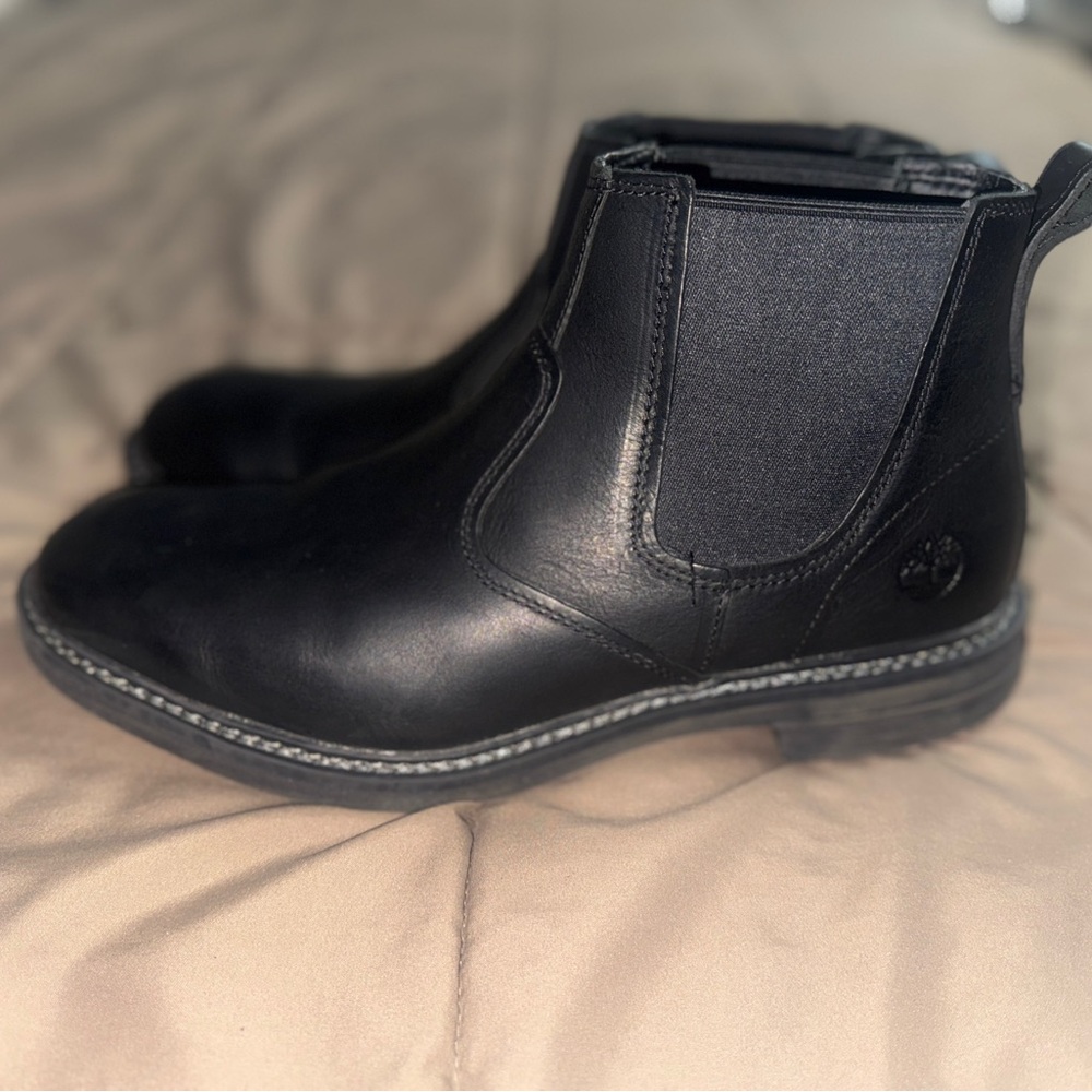 Timberland Black Leather Men's Boots